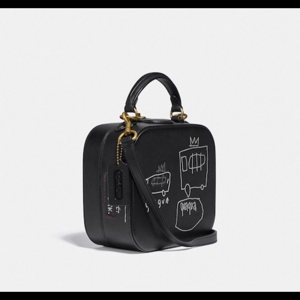 Coach X Jean Michel Basquiat Square Bag NEW WITH DUST BAG - Picture 3 of 14